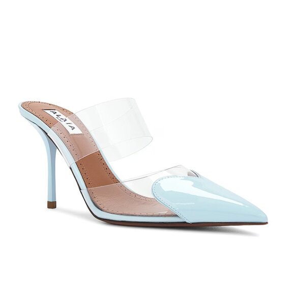 Alaia Shoes - LIKE NEW ALAÏA Coeur Heart Mule in Ciel size 41 / US 11